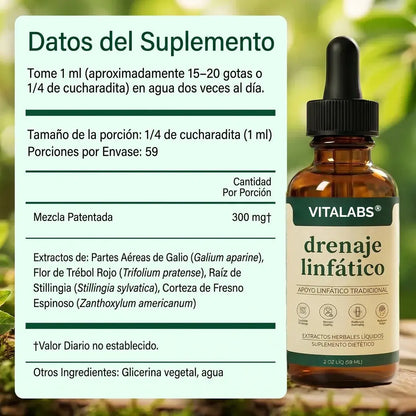 Drenaje Linfático Vitalabs®  - Gotas Naturales Maya Verra 100ml