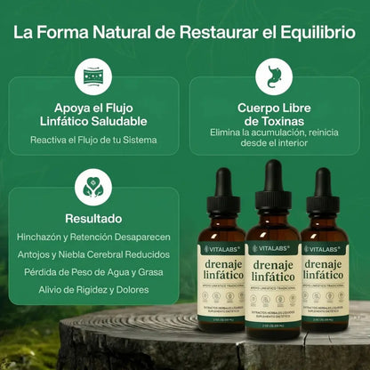 Drenaje Linfático Vitalabs®  - Gotas Naturales Maya Verra 100ml