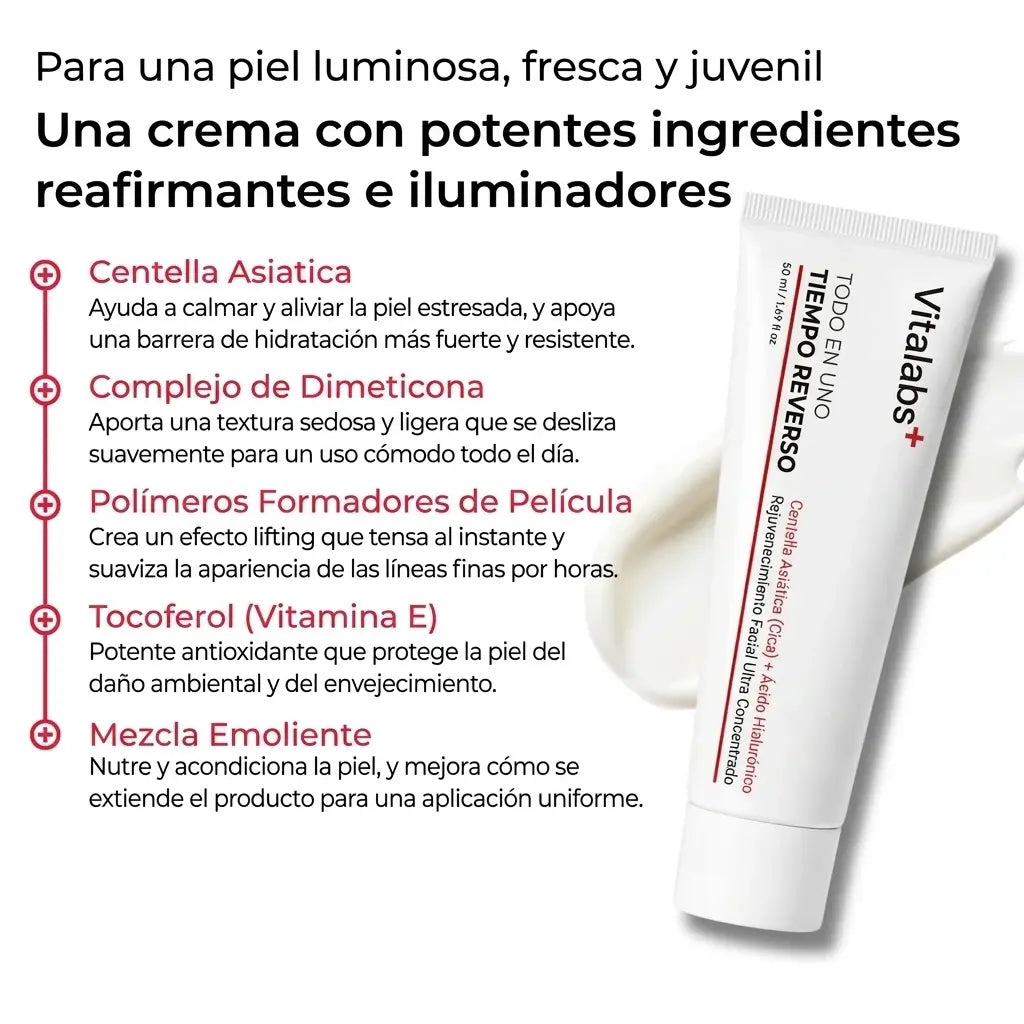 Crema Vitalabs™ Acaba con tus Arrugas ( Todo en Uno )